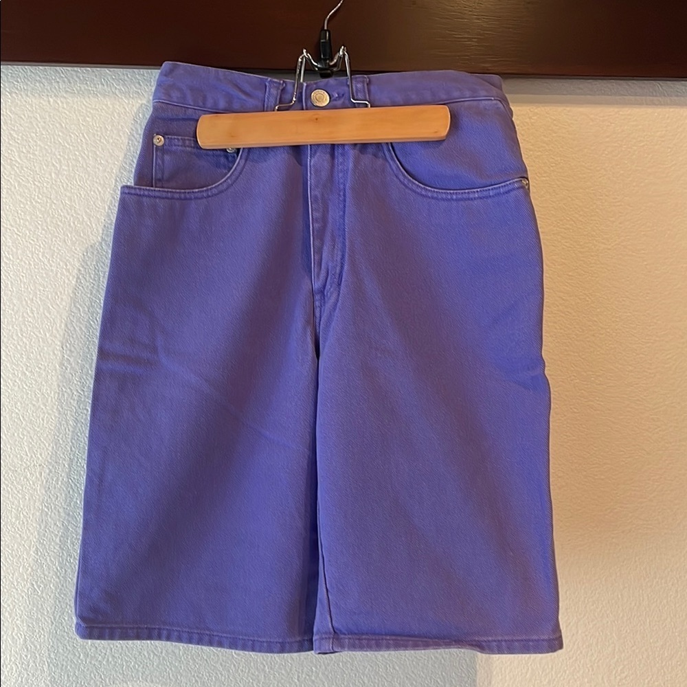 Gap Mom Jean Shorts, Vintage 90’s Vibrant Purple Denim, highwaisted, Size 5/6